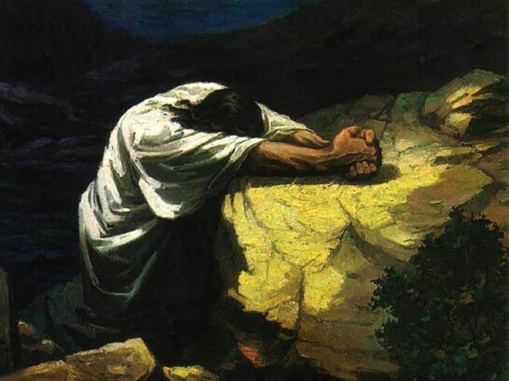 Christ in Gethsemane — Heinrich Hofmann